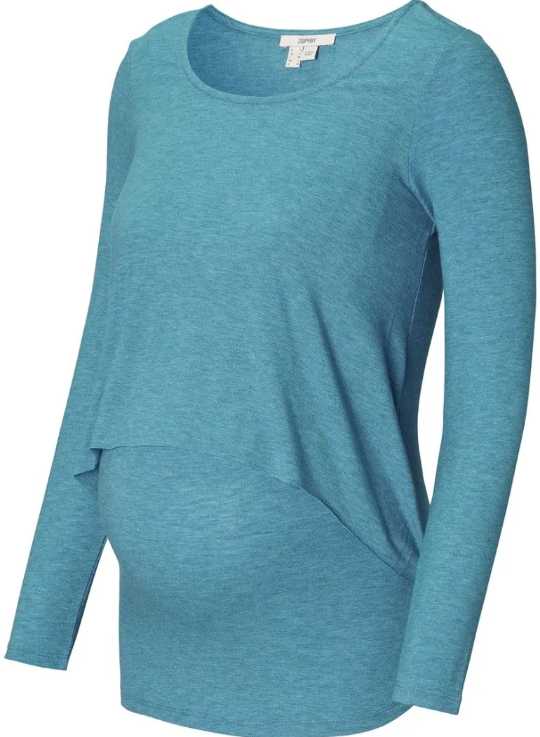 voedingsshirt__blue_coral_12-1.webp Noppies Shirts | Shirts<Voedingsshirt - Blue Coral