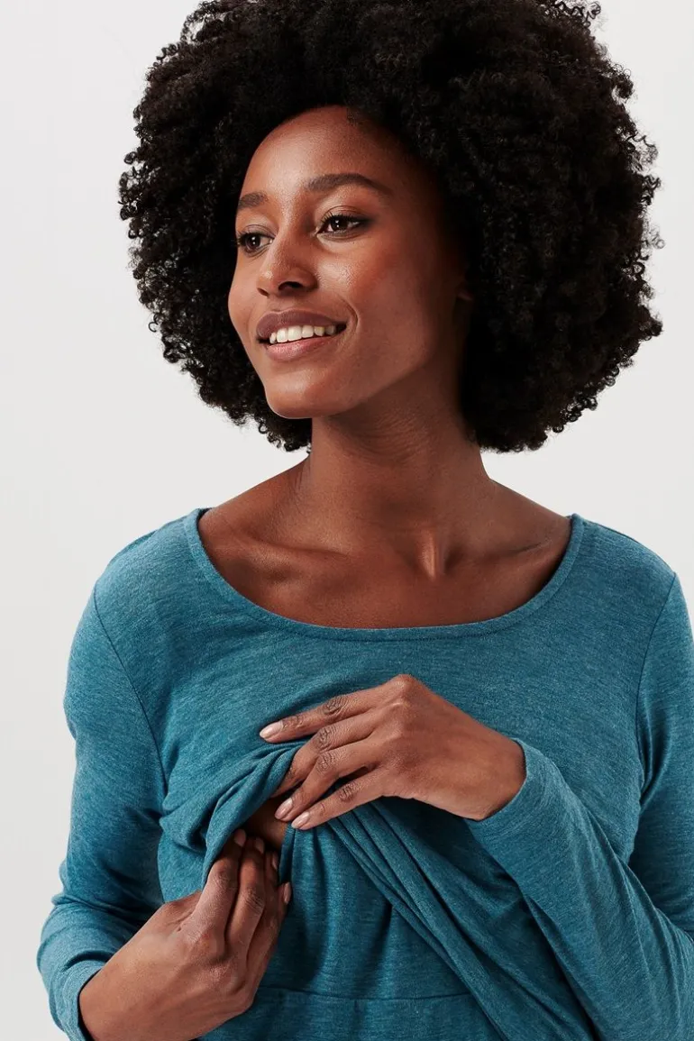 voedingsshirt__blue_coral_14-1.webp Noppies Shirts | Shirts<Voedingsshirt - Blue Coral
