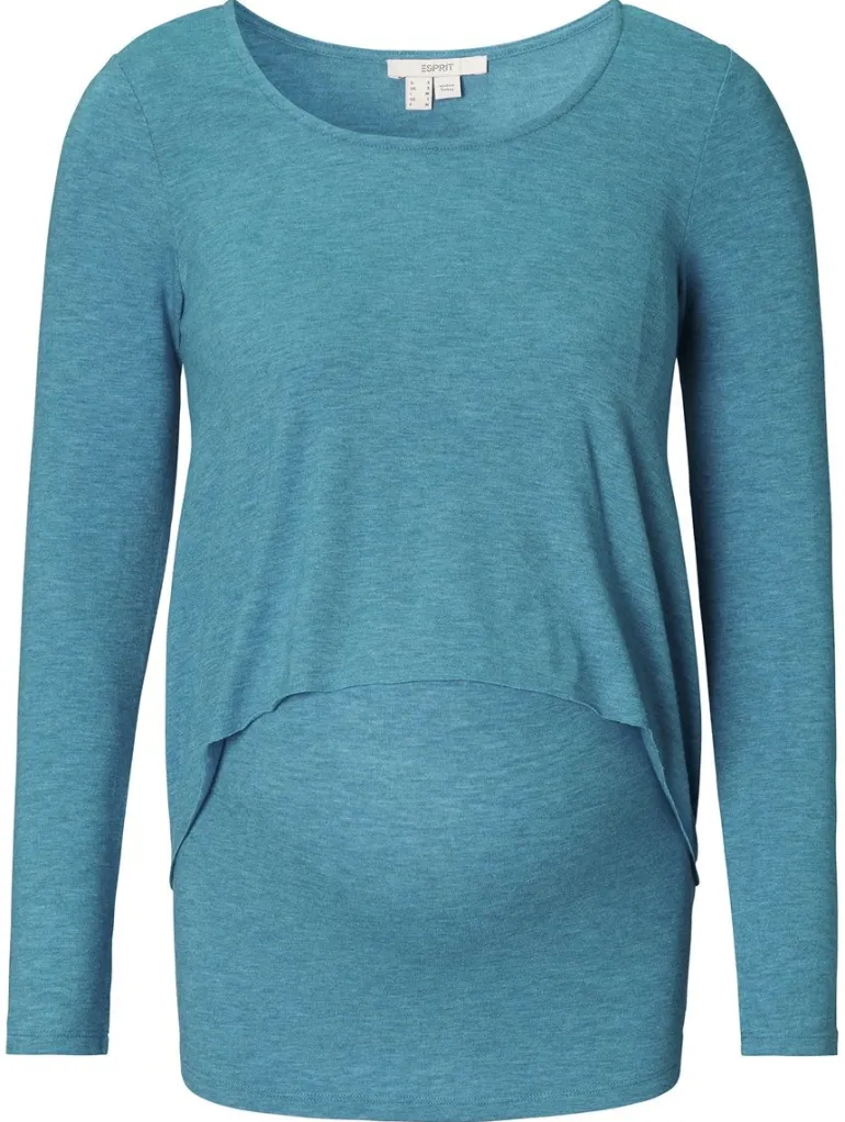 voedingsshirt__blue_coral_2-1.webp Noppies Shirts | Shirts<Voedingsshirt - Blue Coral