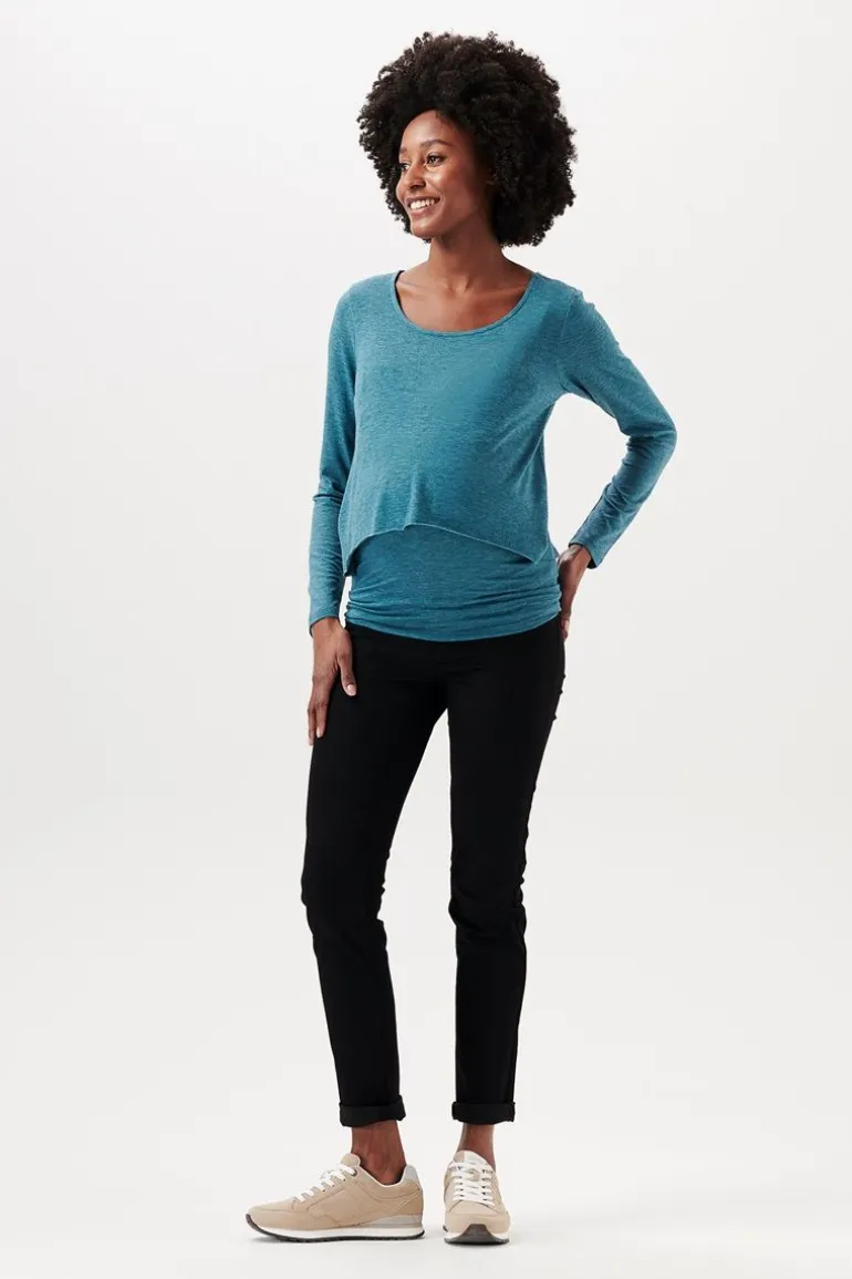 voedingsshirt__blue_coral_8-1.webp Noppies Shirts | Shirts<Voedingsshirt - Blue Coral