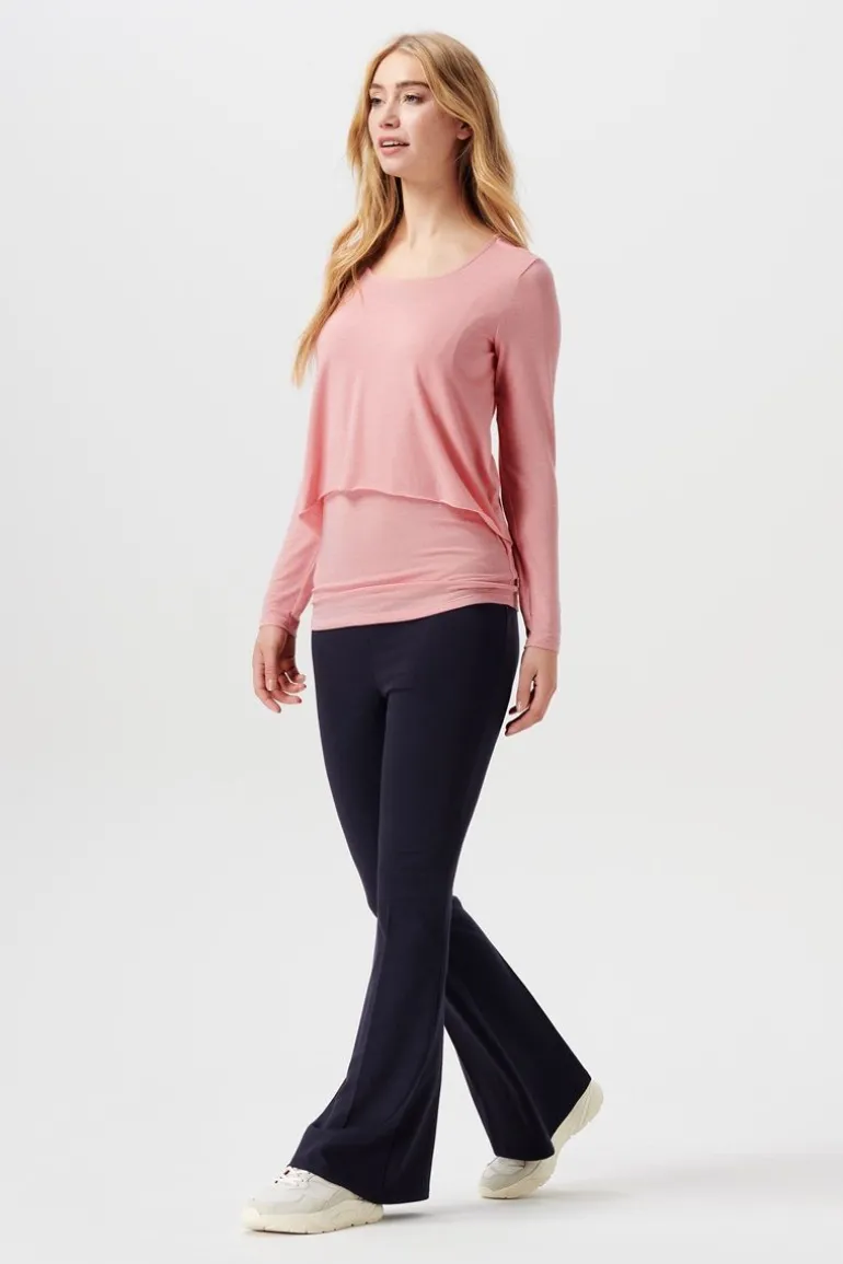 voedingsshirt__blush_7-1.webp Noppies Shirts | Shirts<Voedingsshirt - Blush