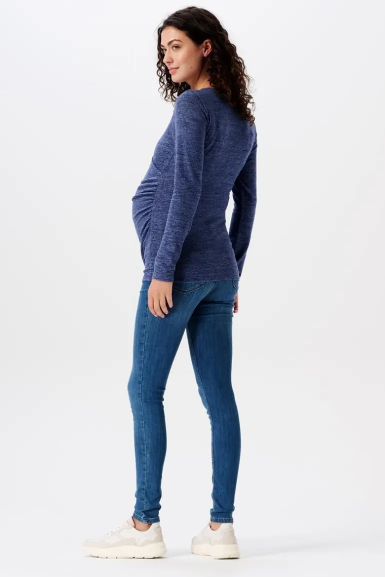 voedingsshirt__dark_blue_1-4.webp Noppies Shirts | Shirts<Voedingsshirt - Dark Blue
