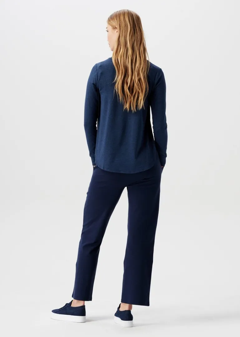 voedingsshirt__dark_blue_1-7.webp Noppies Shirts | Shirts<Voedingsshirt - Dark Blue