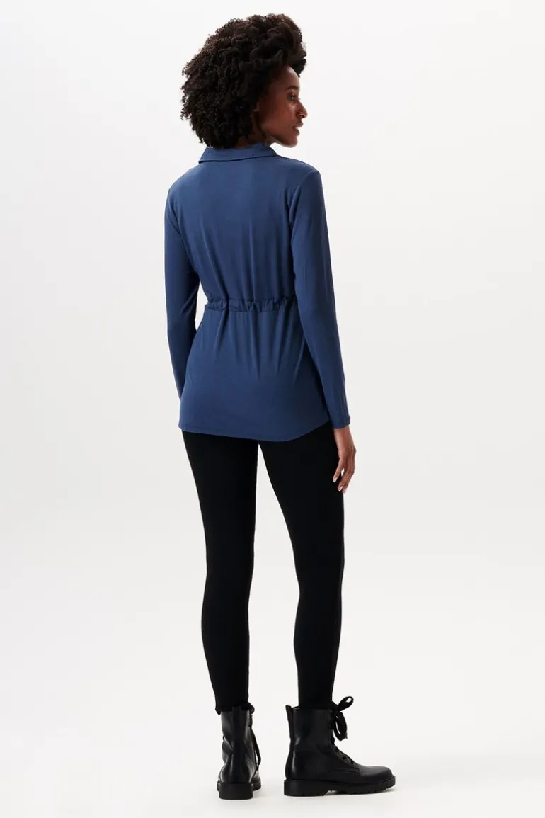 voedingsshirt__dark_blue_1-8.webp Noppies Shirts | Shirts<Voedingsshirt - Dark Blue