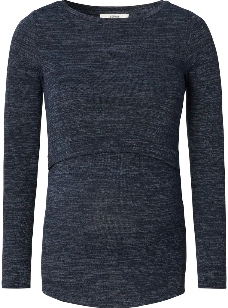 voedingsshirt__dark_blue_10-2.webp Noppies Shirts | Shirts<Voedingsshirt - Dark Blue