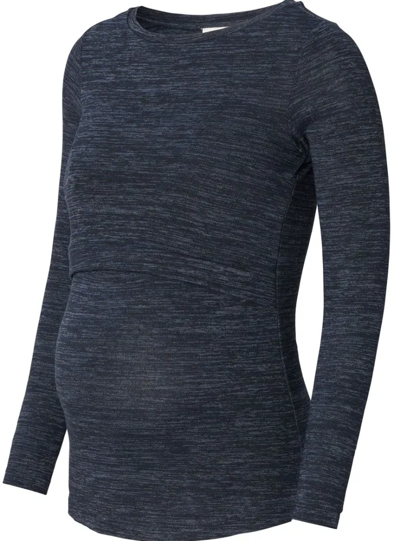 voedingsshirt__dark_blue_12-1.webp Noppies Shirts | Shirts<Voedingsshirt - Dark Blue