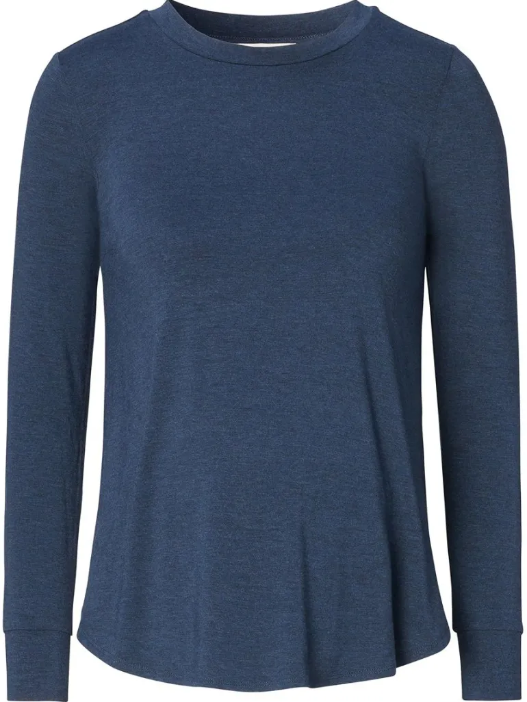voedingsshirt__dark_blue_2-7.webp Noppies Shirts | Shirts<Voedingsshirt - Dark Blue