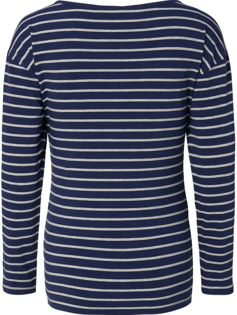 voedingsshirt__dark_blue_3.webp Noppies Shirts | Shirts<Voedingsshirt - Dark Blue