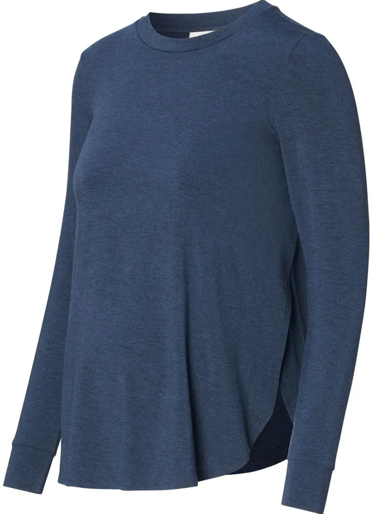 voedingsshirt__dark_blue_4-7.webp Noppies Shirts | Shirts<Voedingsshirt - Dark Blue
