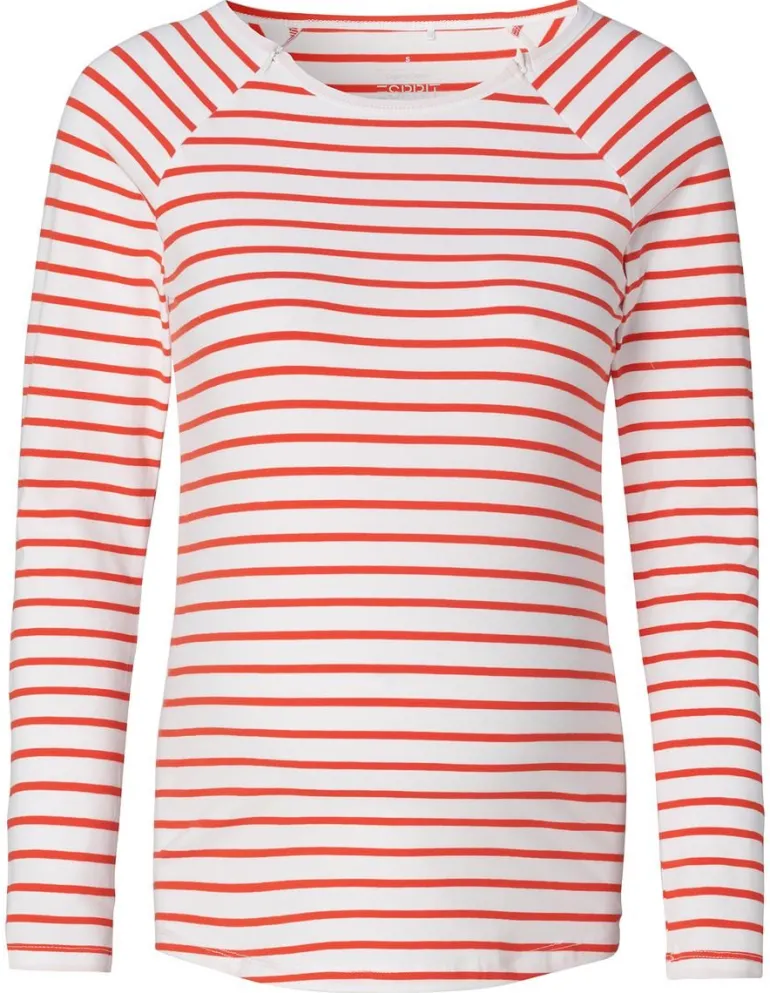 voedingsshirt__mission_re_2.webp Noppies Shirts | Shirts<Voedingsshirt - Mission Red