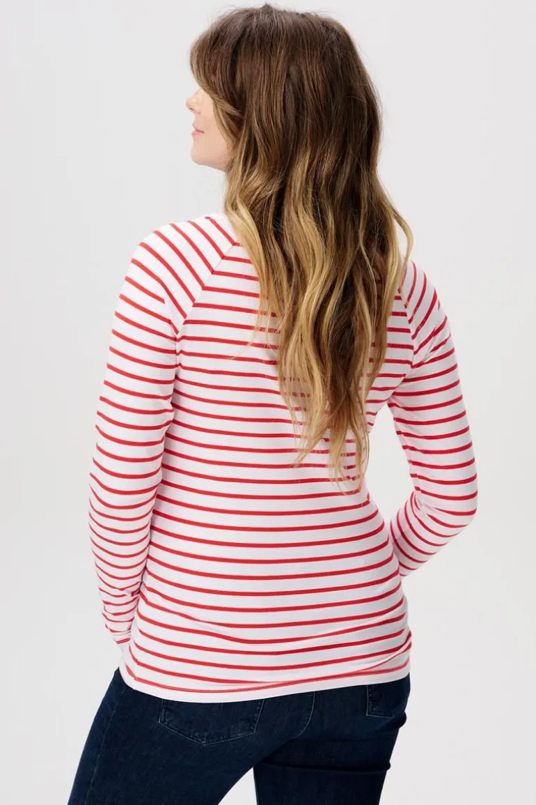 voedingsshirt__mission_re_8.webp Noppies Shirts | Shirts<Voedingsshirt - Mission Red