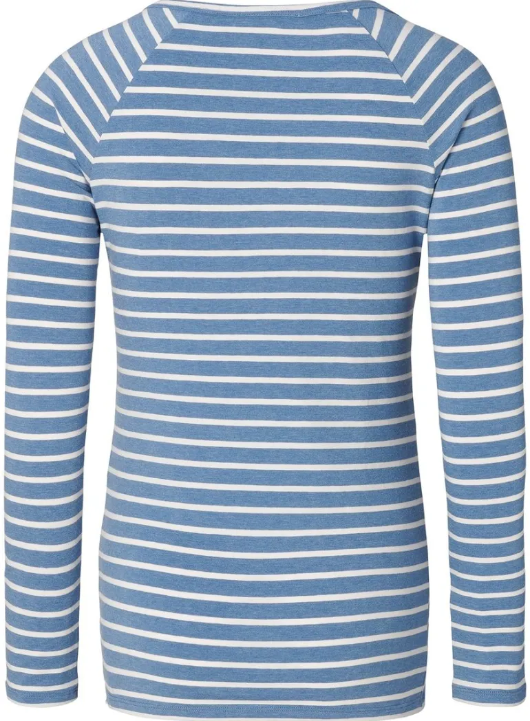 voedingsshirt__modern_blu_11.webp Noppies Shirts | Shirts<Voedingsshirt - Modern Blue
