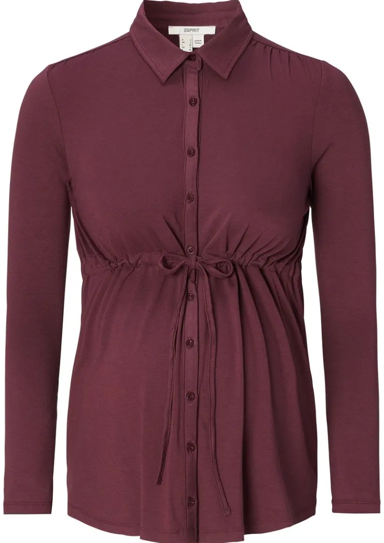 voedingsshirt__plum_brown_2.webp Noppies Shirts | Shirts<Voedingsshirt - Plum Brown