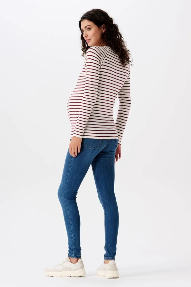 voedingsshirt__plum_red_1-4.webp Noppies Shirts | Shirts<Voedingsshirt - Plum red