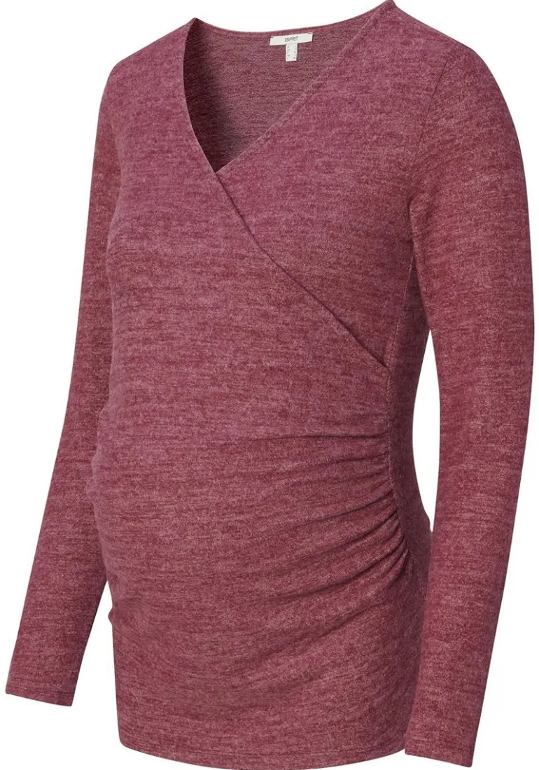 voedingsshirt__plum_red_10-2.webp Noppies Shirts | Shirts<Voedingsshirt - Plum red