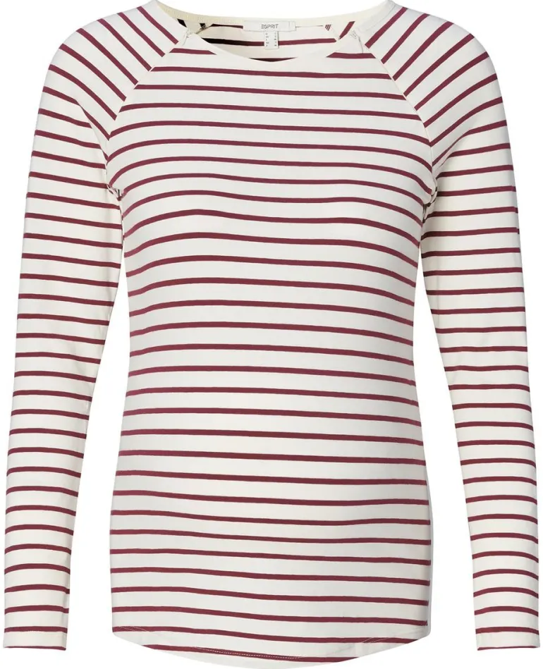 voedingsshirt__plum_red_2-4.webp Noppies Shirts | Shirts<Voedingsshirt - Plum red