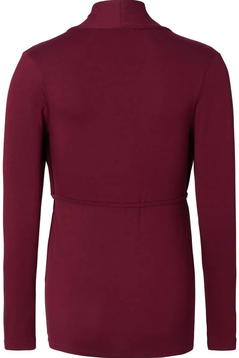 voedingsshirt__plum_red_3-1.webp Noppies Shirts | Shirts<Voedingsshirt - Plum red