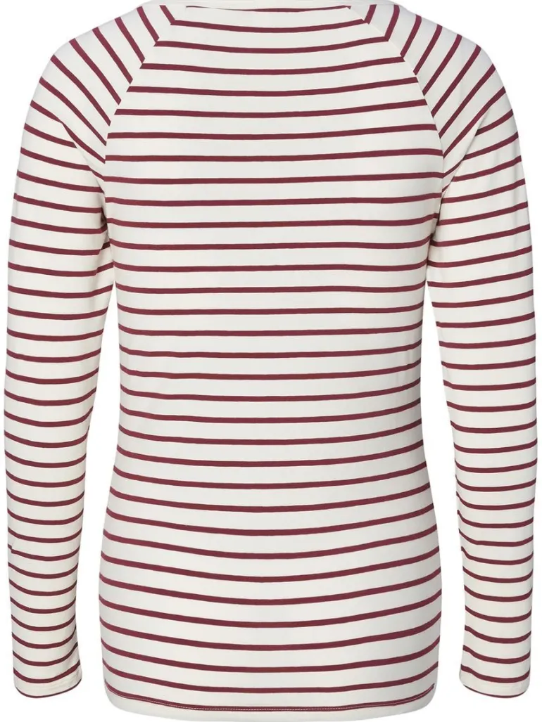 voedingsshirt__plum_red_3-4.webp Noppies Shirts | Shirts<Voedingsshirt - Plum red