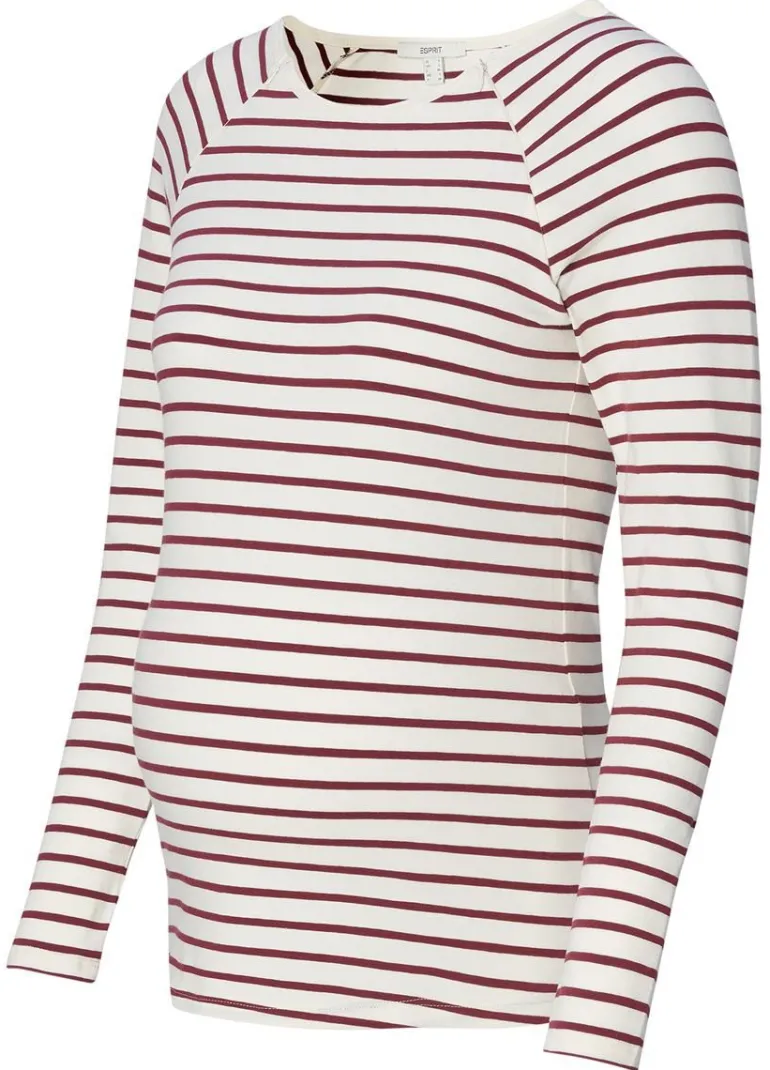 voedingsshirt__plum_red_4-4.webp Noppies Shirts | Shirts<Voedingsshirt - Plum red