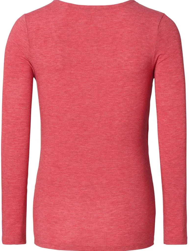 voedingsshirt__red_11.webp Noppies Shirts | Shirts<Voedingsshirt - Red