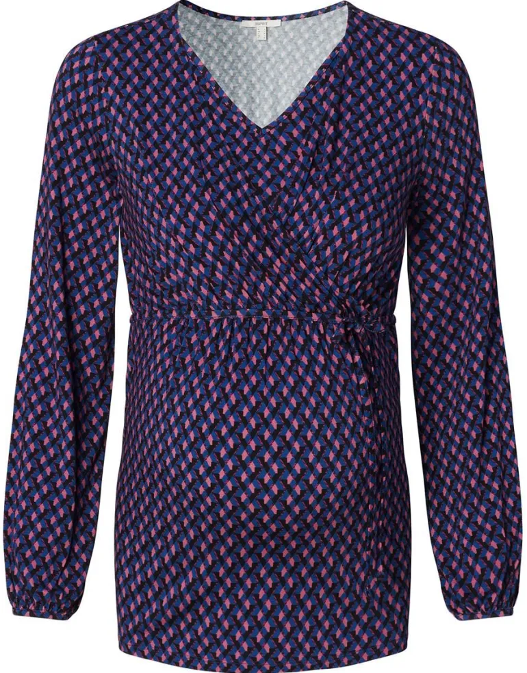voedingsshirt__royal_blue_2-1.webp Noppies Shirts | Shirts<Voedingsshirt - Royal Blue