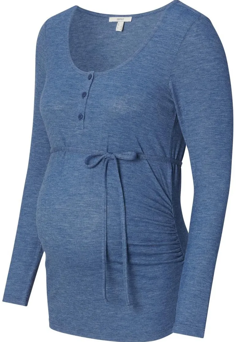 voedingsshirt__royal_blue_4-2.webp Noppies Shirts | Shirts<Voedingsshirt - Royal Blue