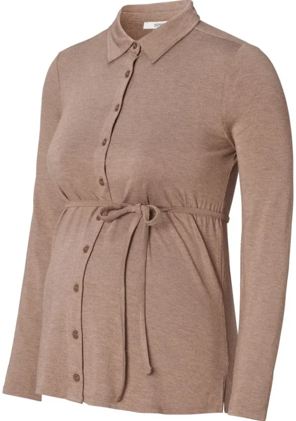 Noppies Shirts | Shirts<Voedingsshirt - Taupe Grey