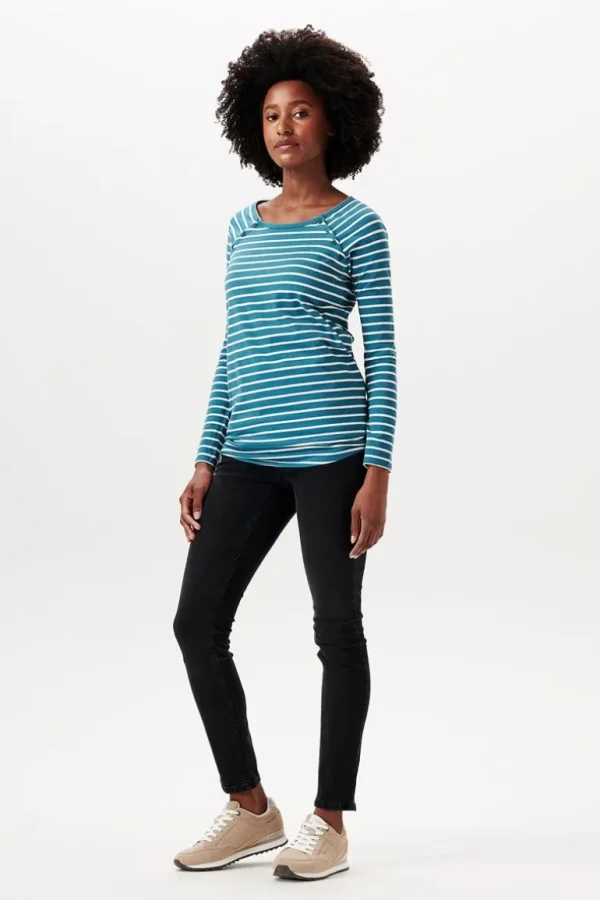 Noppies Shirts | Shirts<Voedingsshirt - Teal Blue