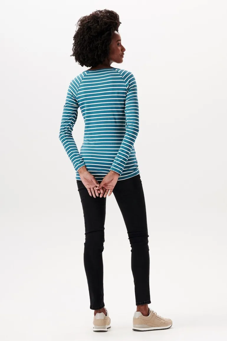 voedingsshirt__teal_blue_9.webp Noppies Shirts | Shirts<Voedingsshirt - Teal Blue