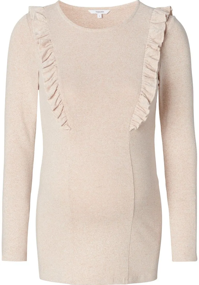 voedingsshirt_azare__oatm_2.webp Noppies Shirts | Shirts<Voedingsshirt Azare - Oatmeal