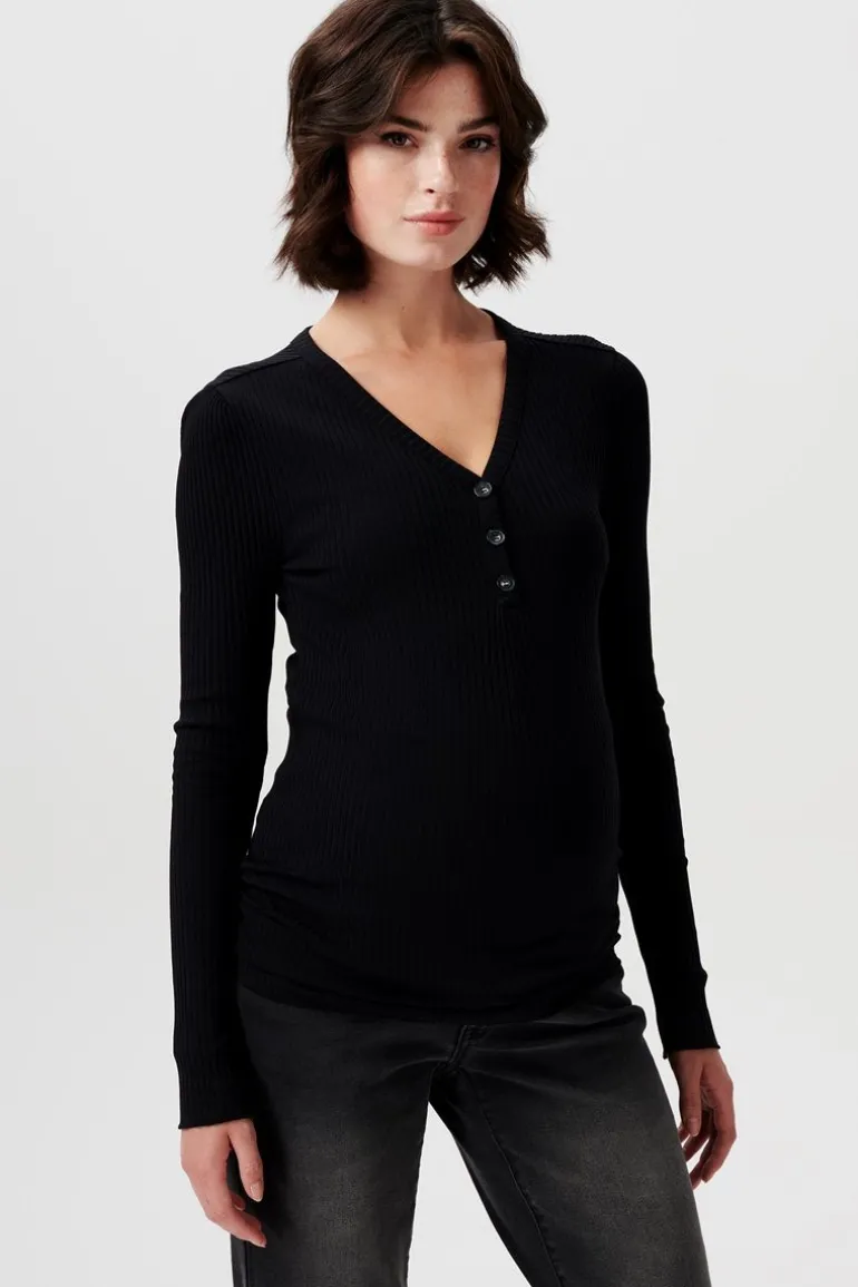 voedingsshirt_camden__bla_0.webp Noppies Shirts | Shirts<Voedingsshirt Camden - Black