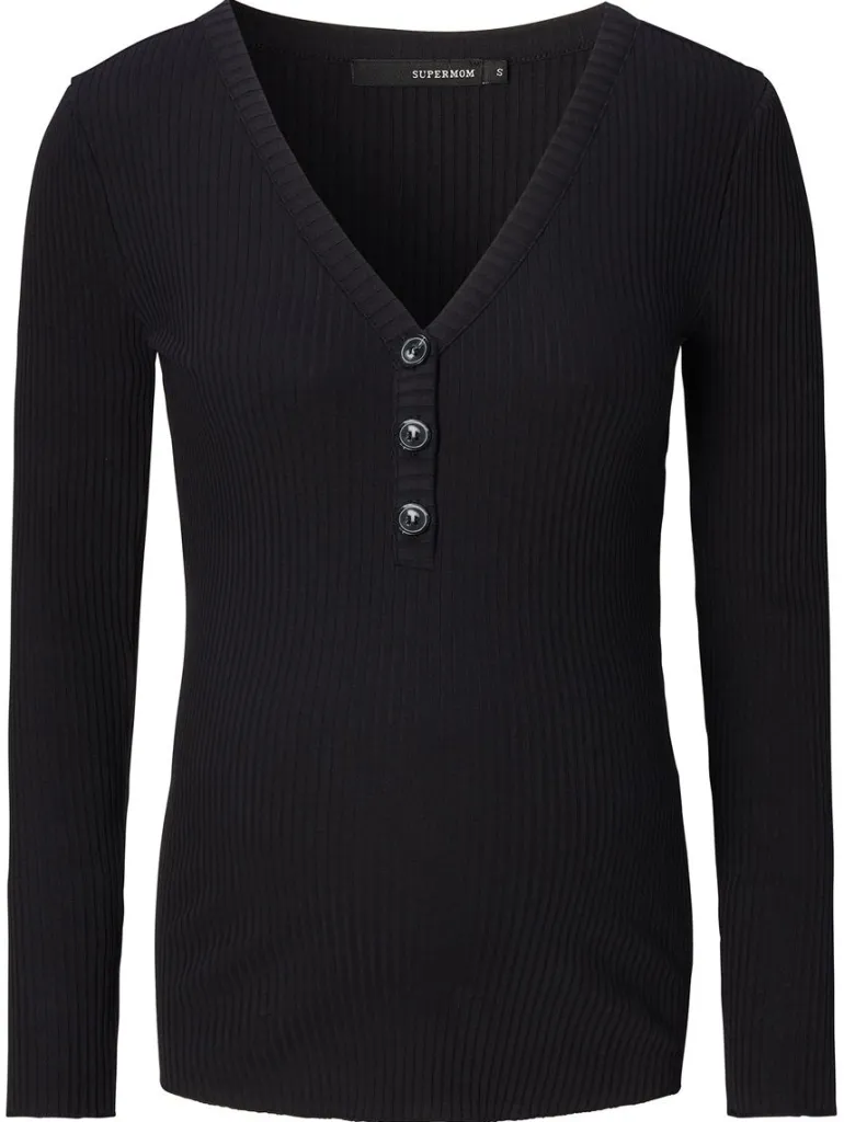 voedingsshirt_camden__bla_2.webp Noppies Shirts | Shirts<Voedingsshirt Camden - Black