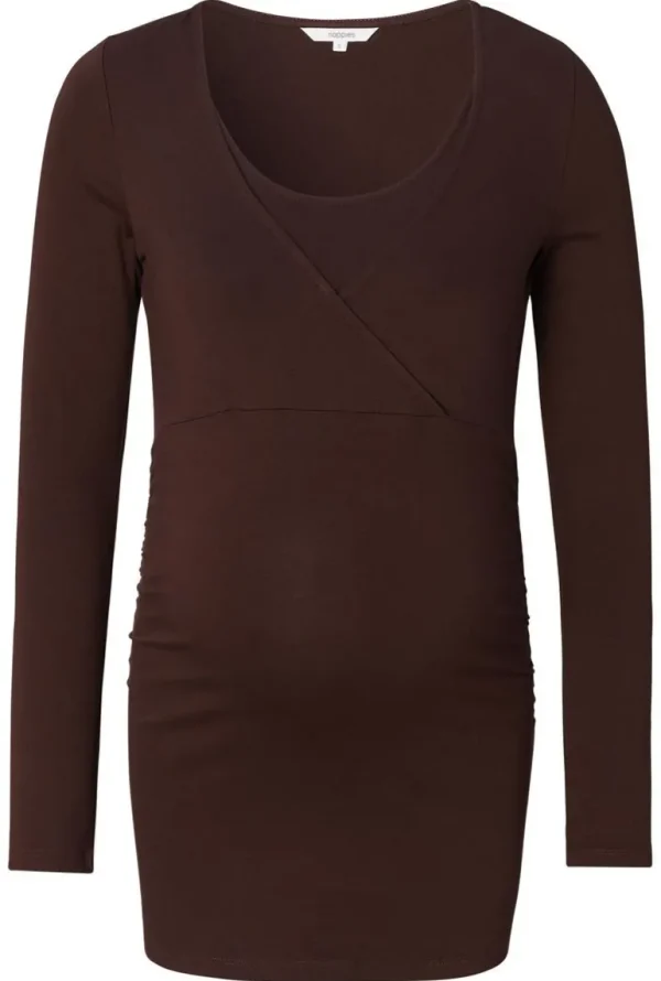 Noppies Shirts | Shirts<Voedingsshirt Elda - Coffee Bean