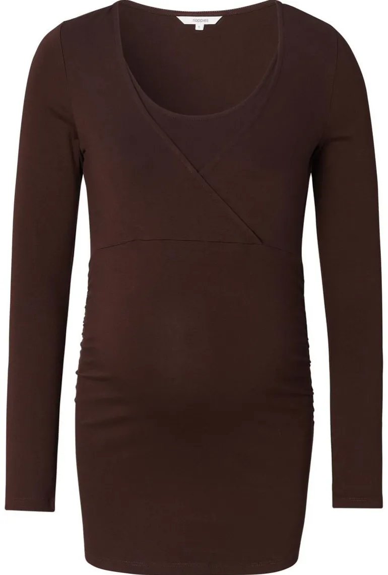 voedingsshirt_elda__coffe_8.webp Noppies Shirts | Shirts<Voedingsshirt Elda - Coffee Bean