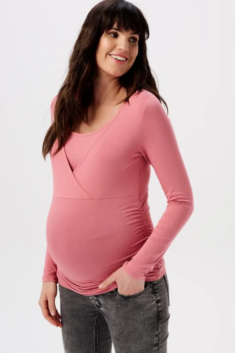 voedingsshirt_elda__dusty_6.webp Noppies Shirts | Shirts<Voedingsshirt Elda - Dusty Rose