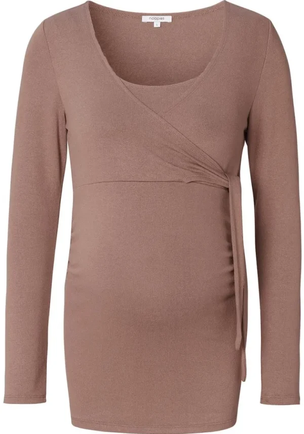 Noppies Shirts | Shirts<Voedingsshirt Elin - Deep Taupe