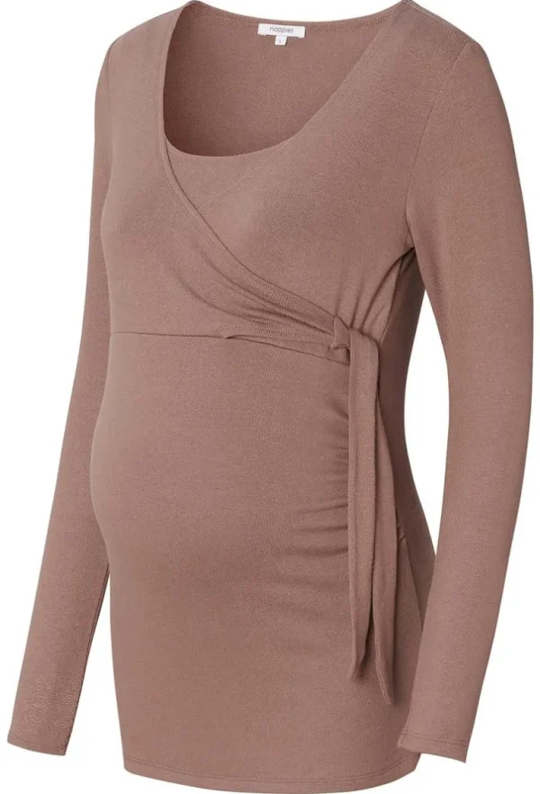 Noppies Shirts | Shirts<Voedingsshirt Elin - Deep Taupe