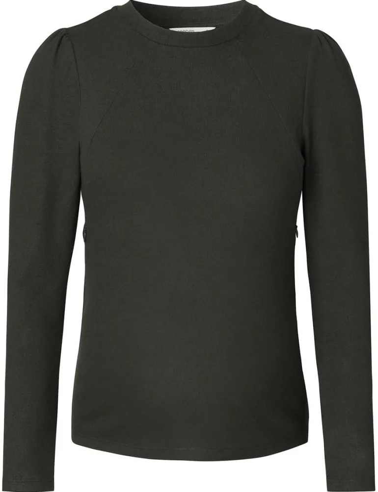voedingsshirt_flint__blac_2.webp Noppies Shirts | Shirts<Voedingsshirt Flint - Black Olive