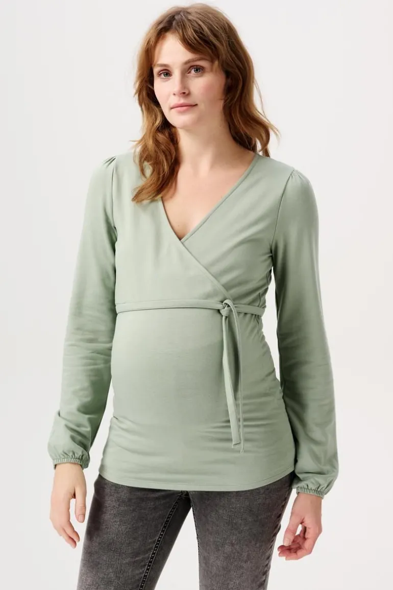 voedingsshirt_foshan__ice_0.webp Noppies Shirts | Shirts<Voedingsshirt Foshan - Iceberg Green