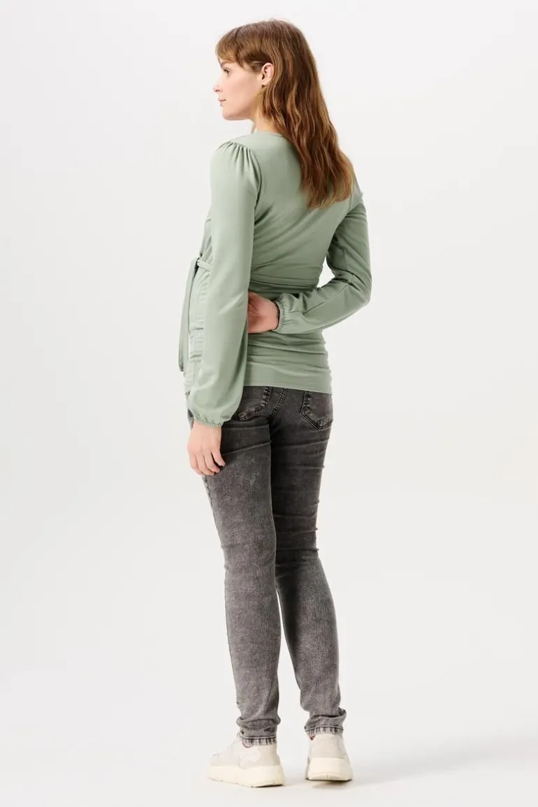 voedingsshirt_foshan__ice_7.webp Noppies Shirts | Shirts<Voedingsshirt Foshan - Iceberg Green