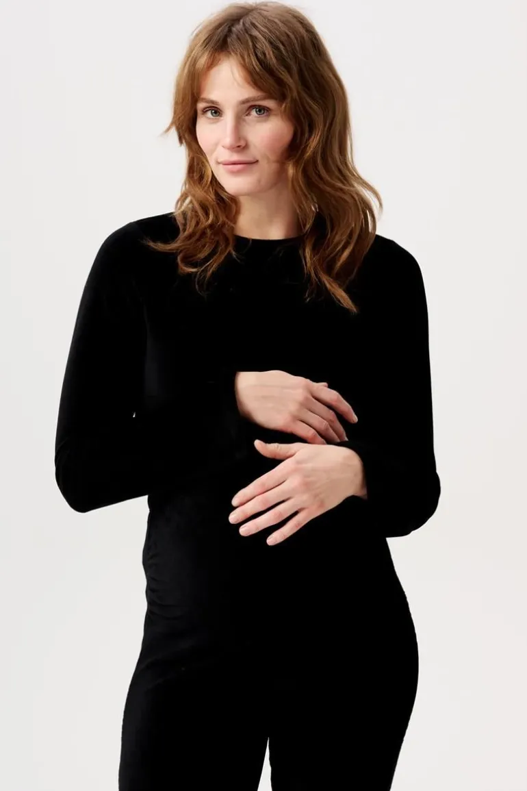 voedingsshirt_hanoi__blac_0.webp Noppies Shirts | Shirts<Voedingsshirt Hanoi - Black