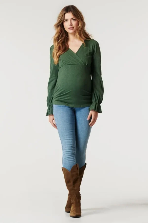 Noppies Shirts | Shirts<Voedingsshirt Kuna - Duck Green