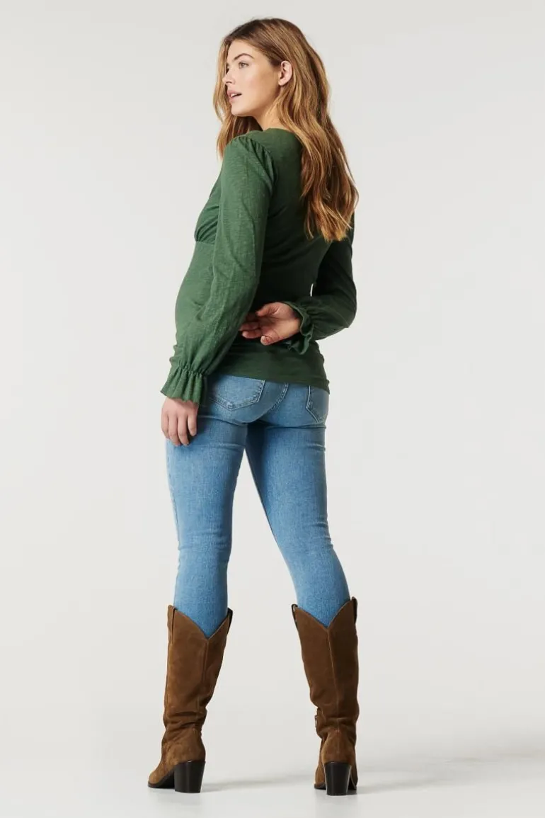 voedingsshirt_kuna__duck__11.webp Noppies Shirts | Shirts<Voedingsshirt Kuna - Duck Green