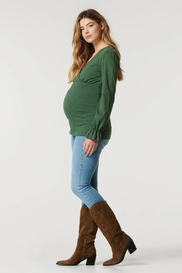 Noppies Shirts | Shirts<Voedingsshirt Kuna - Duck Green