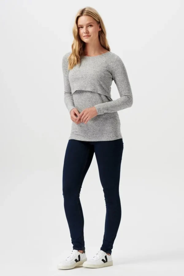 Noppies Shirts<Voedingsshirt Lane - Grey Melange