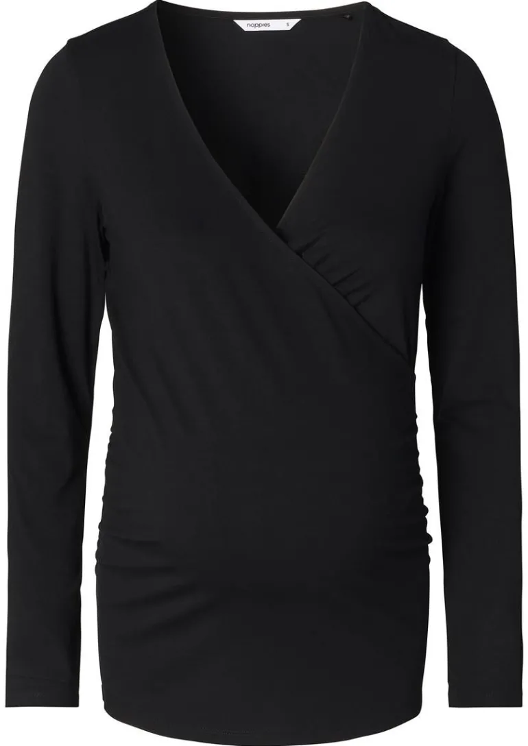 voedingsshirt_langu__blac_9.webp Noppies Shirts | Shirts<Voedingsshirt Langu - Black