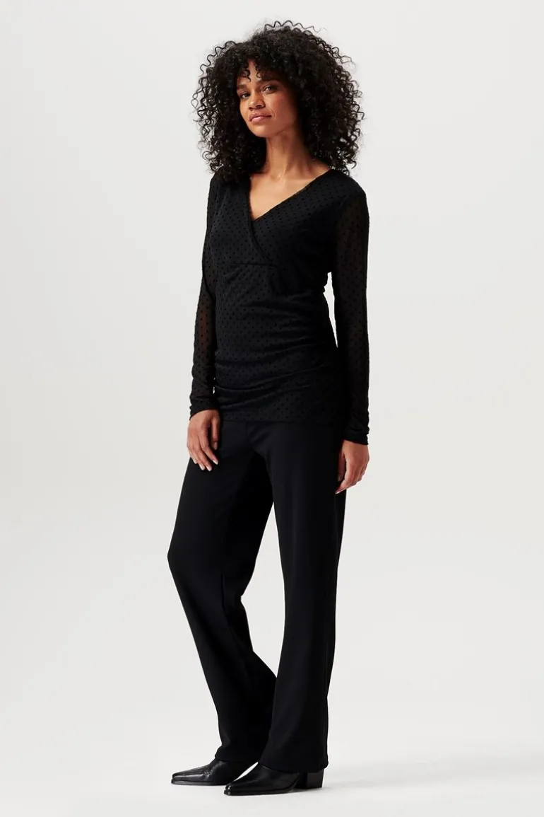 voedingsshirt_olean__blac_16.webp Noppies Shirts | Shirts<Voedingsshirt Olean - Black