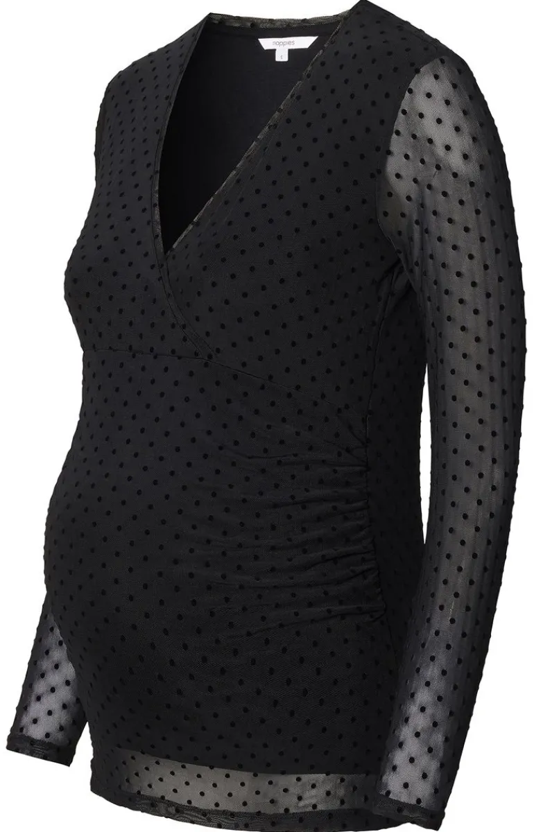 voedingsshirt_olean__blac_4.webp Noppies Shirts | Shirts<Voedingsshirt Olean - Black