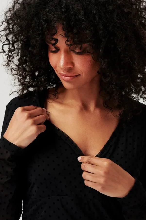 Noppies Shirts | Shirts<Voedingsshirt Olean - Black