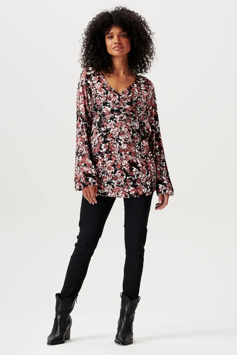 voedingsshirt_palmyra__bl_9.webp Noppies Shirts | Shirts<Voedingsshirt Palmyra - Black